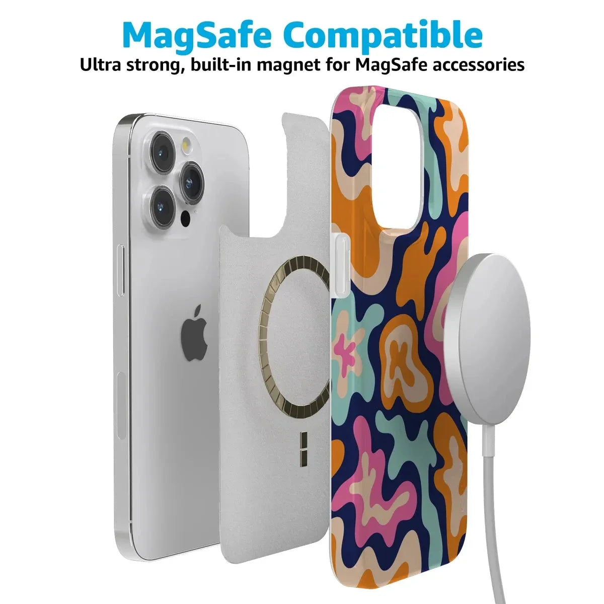 Midnight Color Splash | Abstract Retro Case