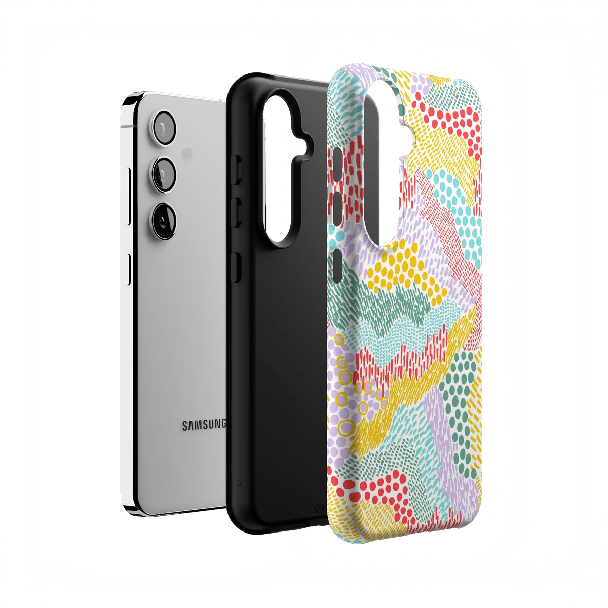 Color Me Happy | Pattern Colorblock Case