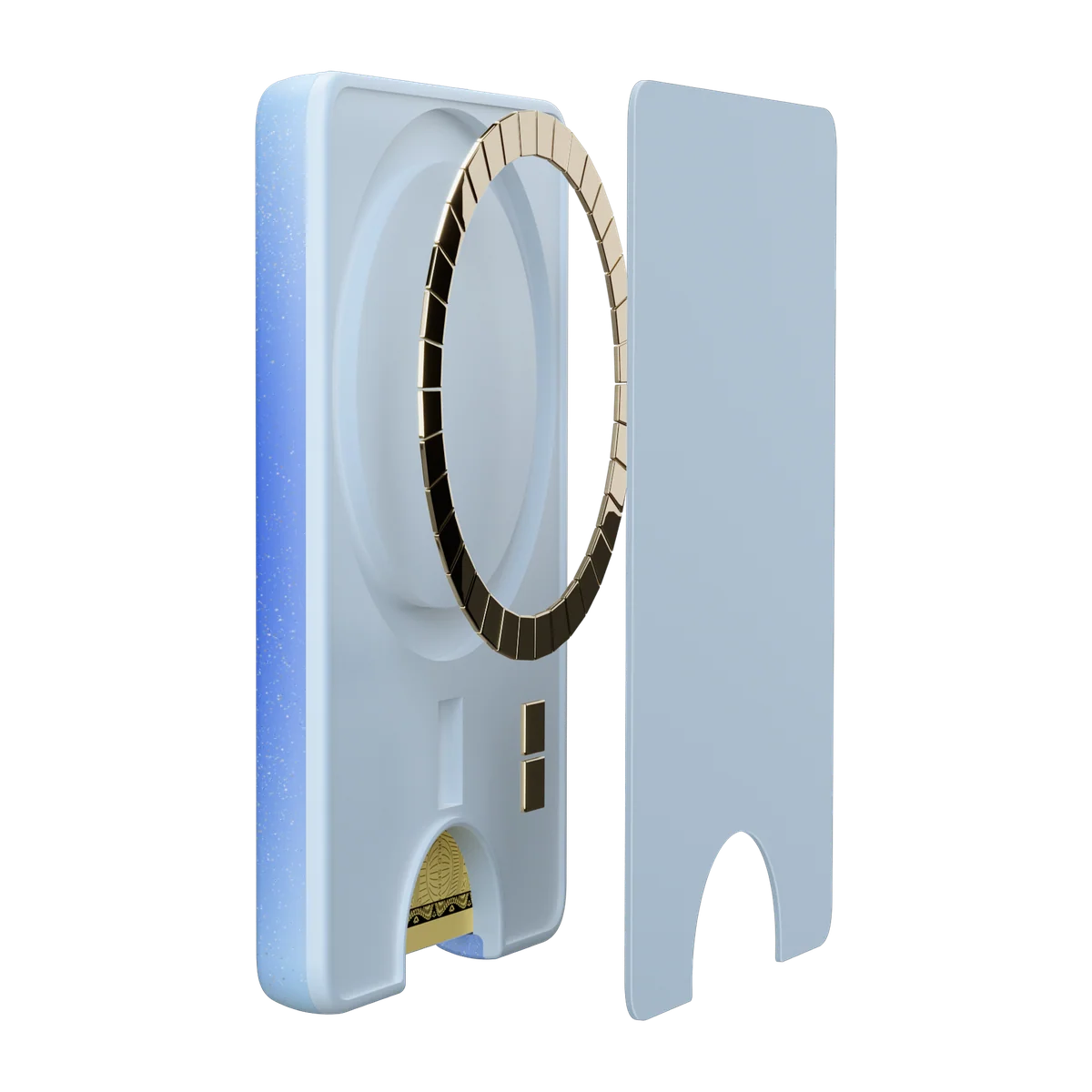 Cobalt Clarity | Blue Aura MagWallet