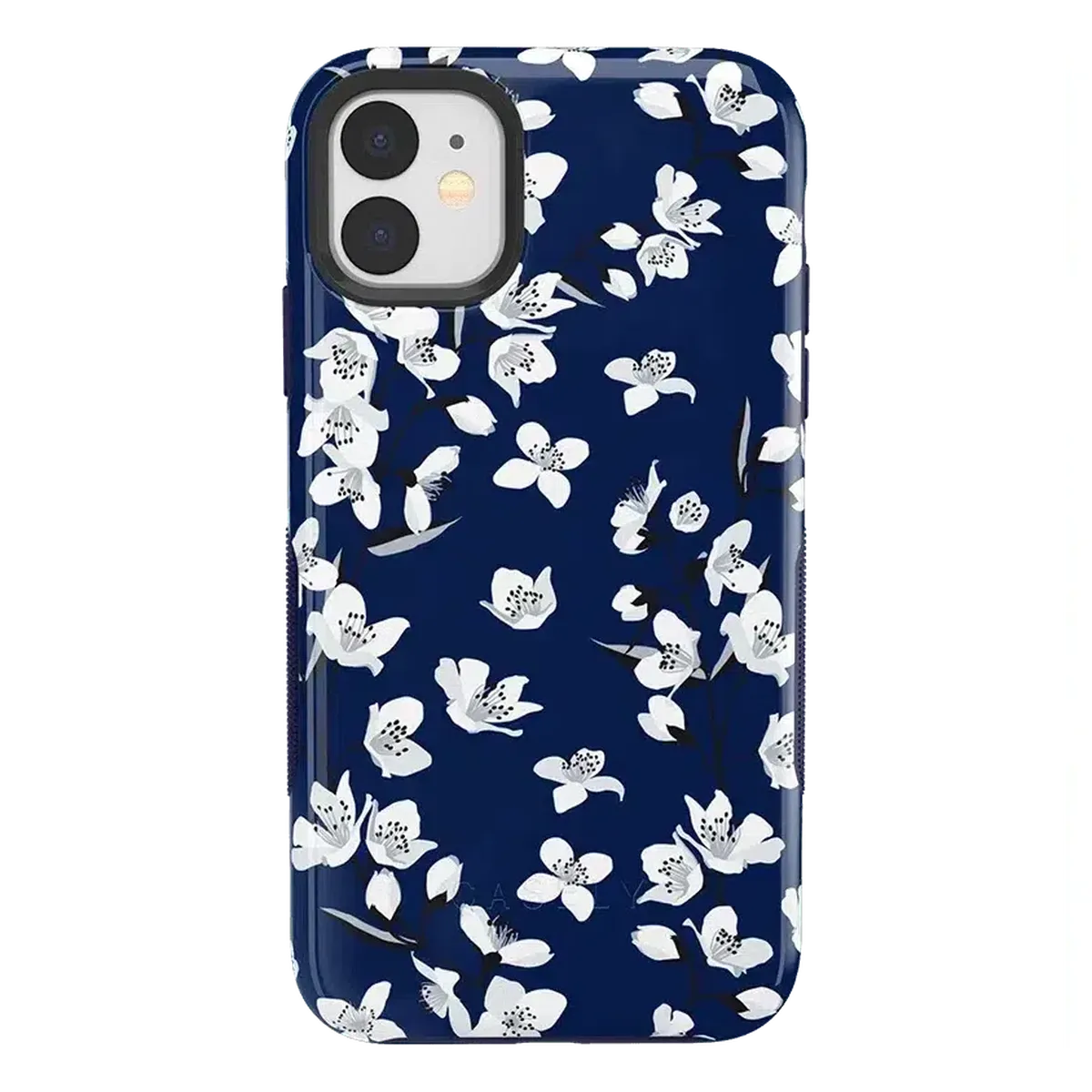 Floral Forest | Navy Cherry Blossom Floral Case
