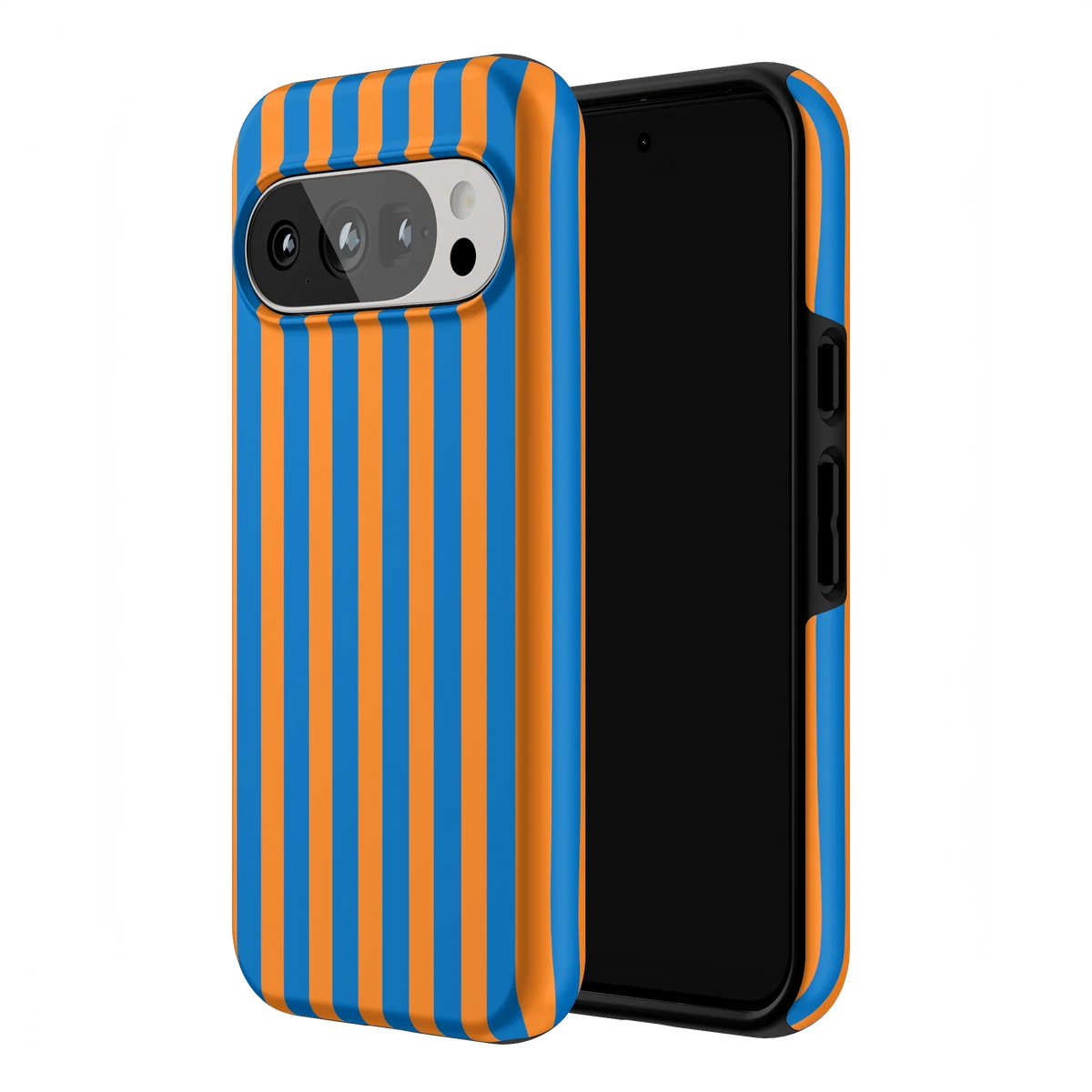Go New York | Blue & Orange Stripes Case