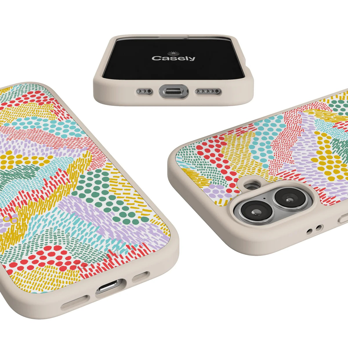 Color Me Happy | Pattern Colorblock Case