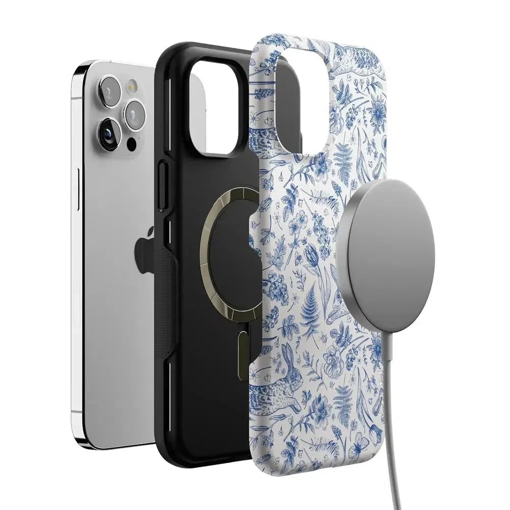 Hop & Bloom | Bunny Toile Case