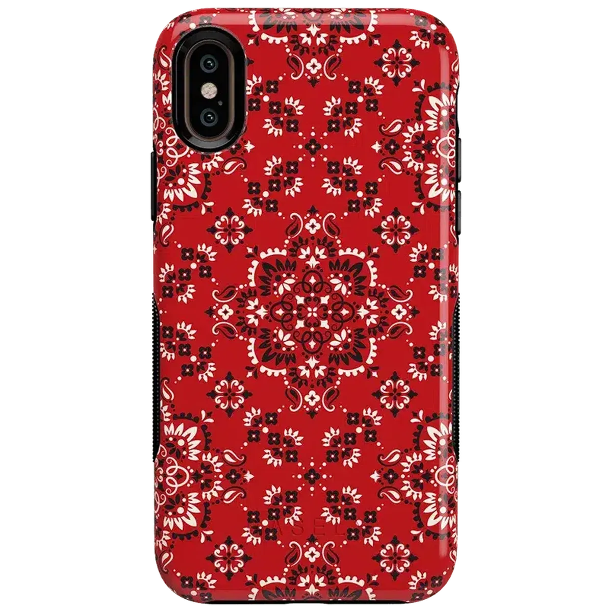 I'm with the Band | Red Bandana Print Case