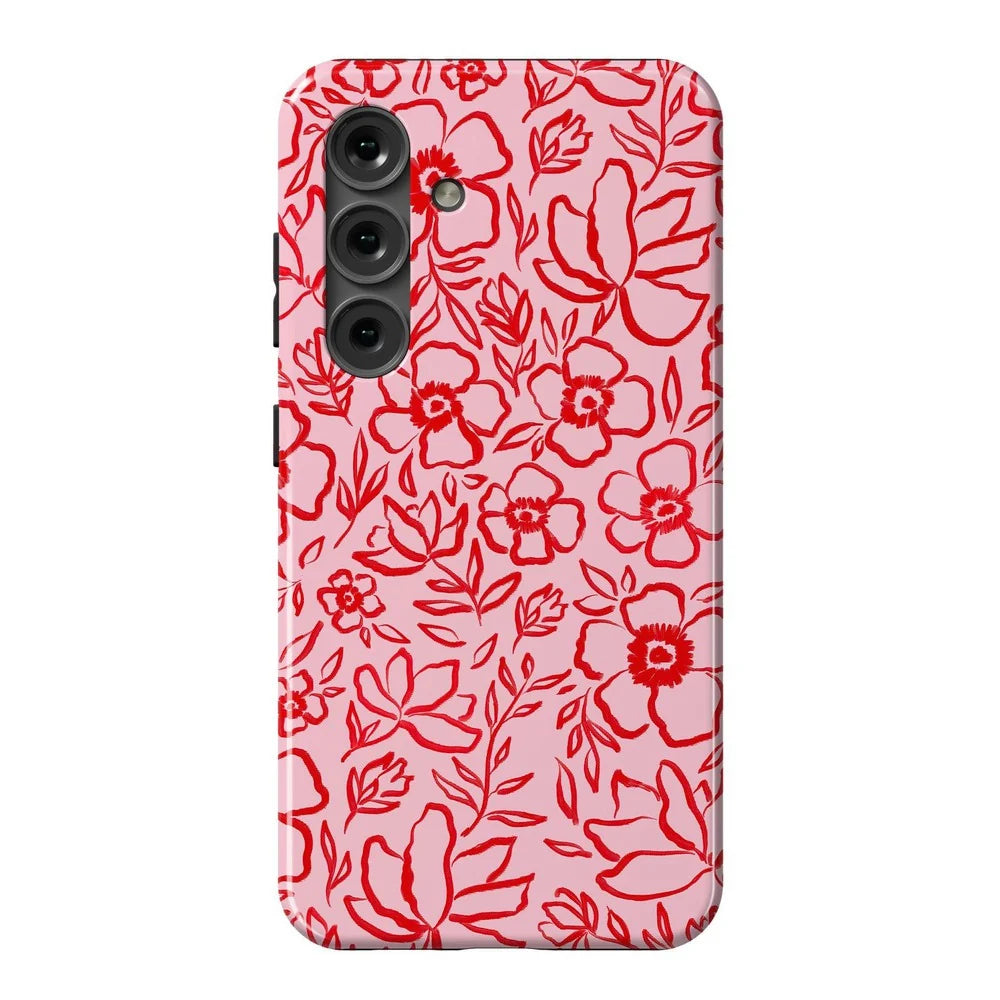 Blush Garden | Floral Doodle Case