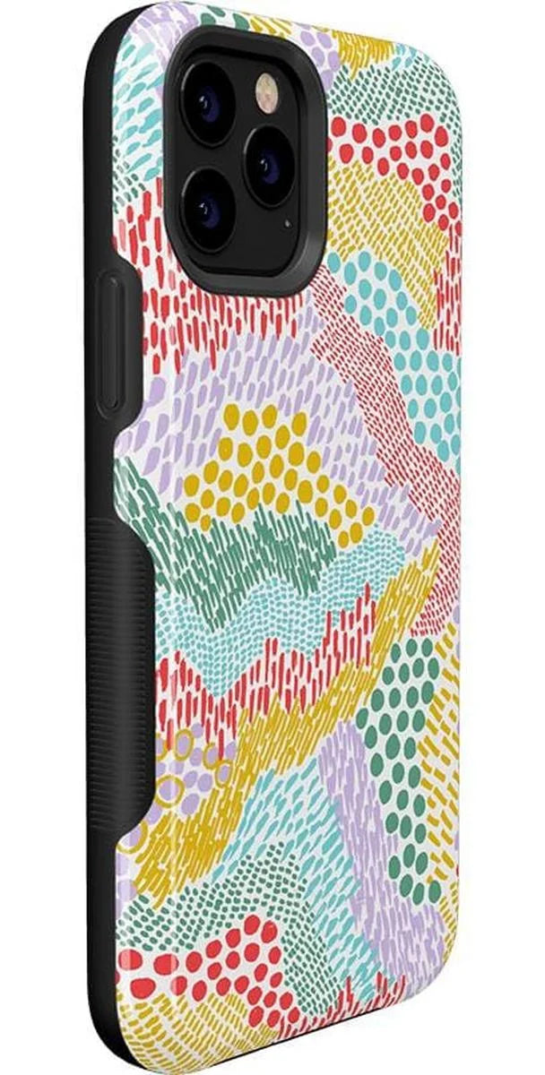 Color Me Happy | Pattern Colorblock Case