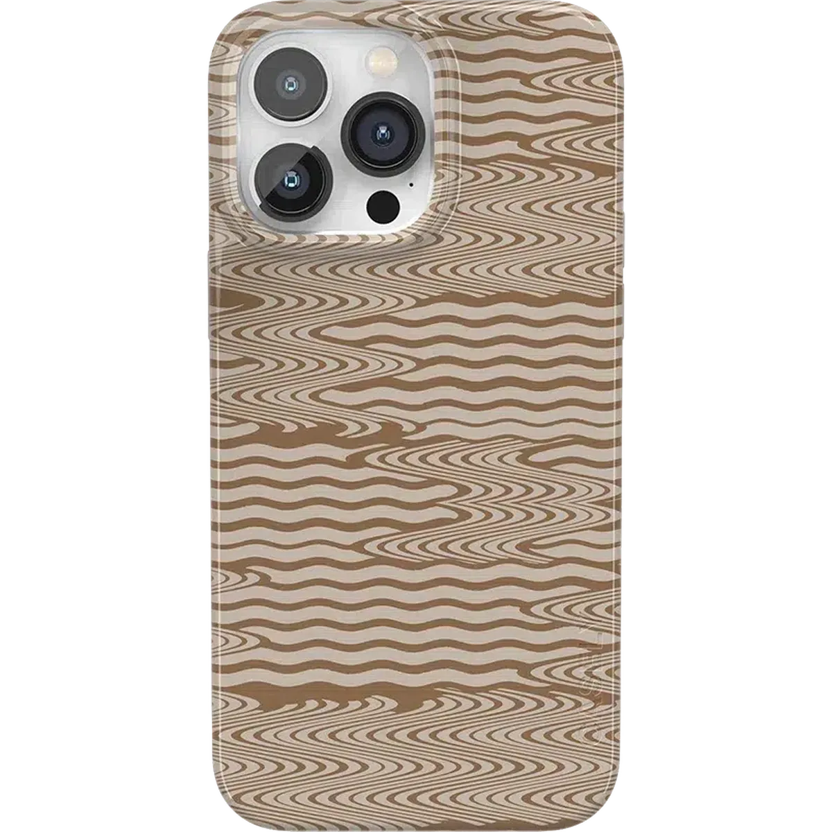 Mocha Ripple | Brown Waves Case