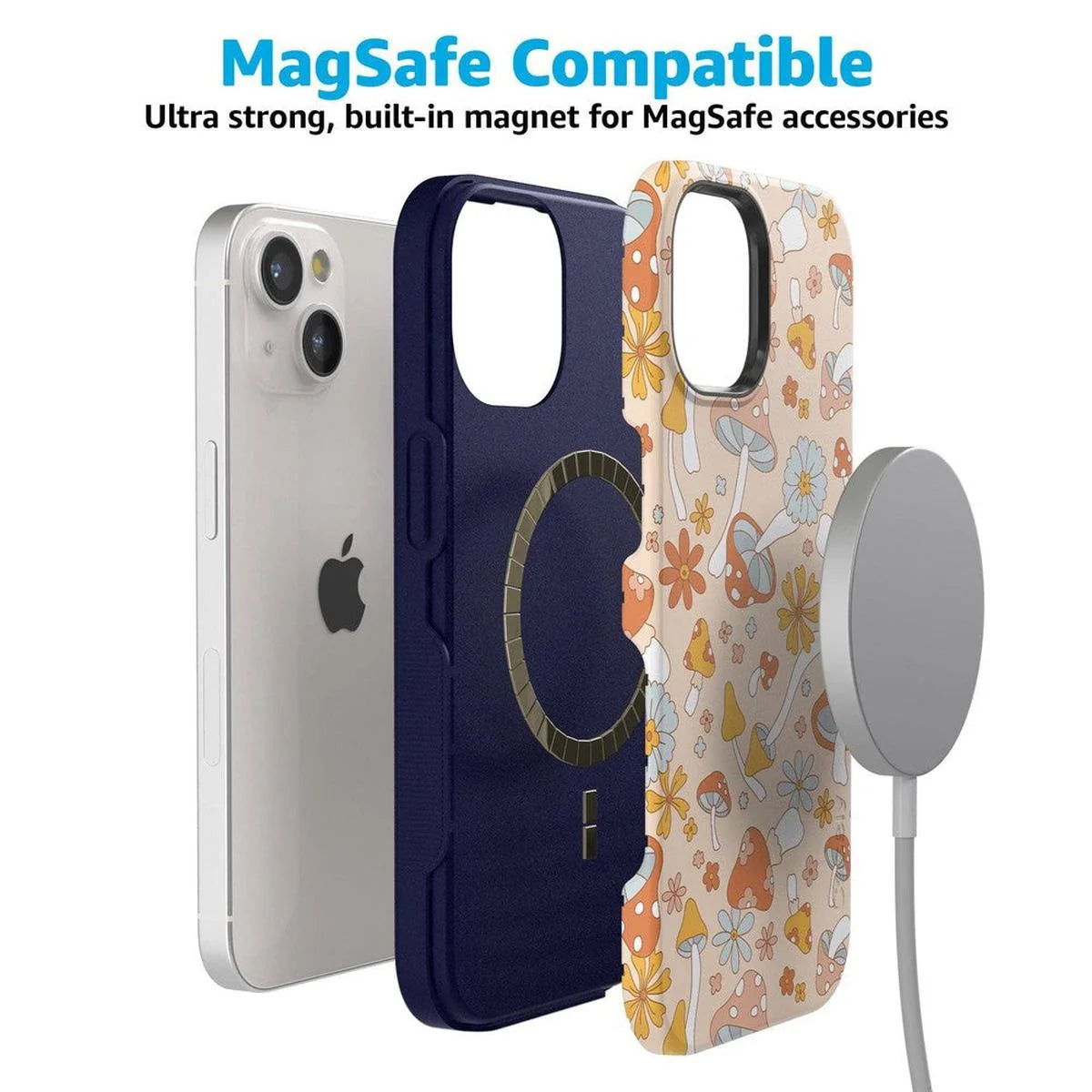 Mushroom Magic | Retro Floral Case