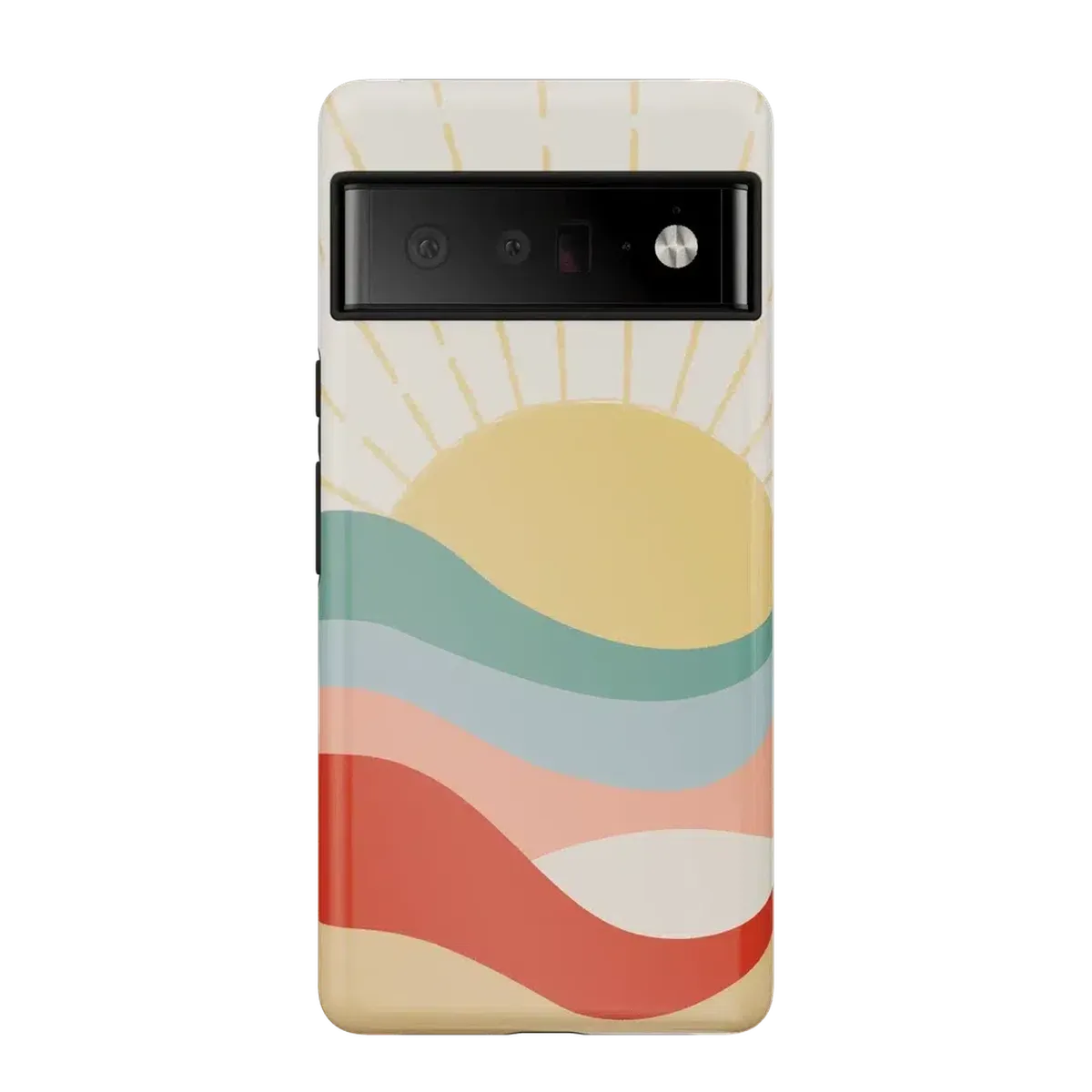 Here Comes the Sun | Colorblock Sunset Google Pixel Case
