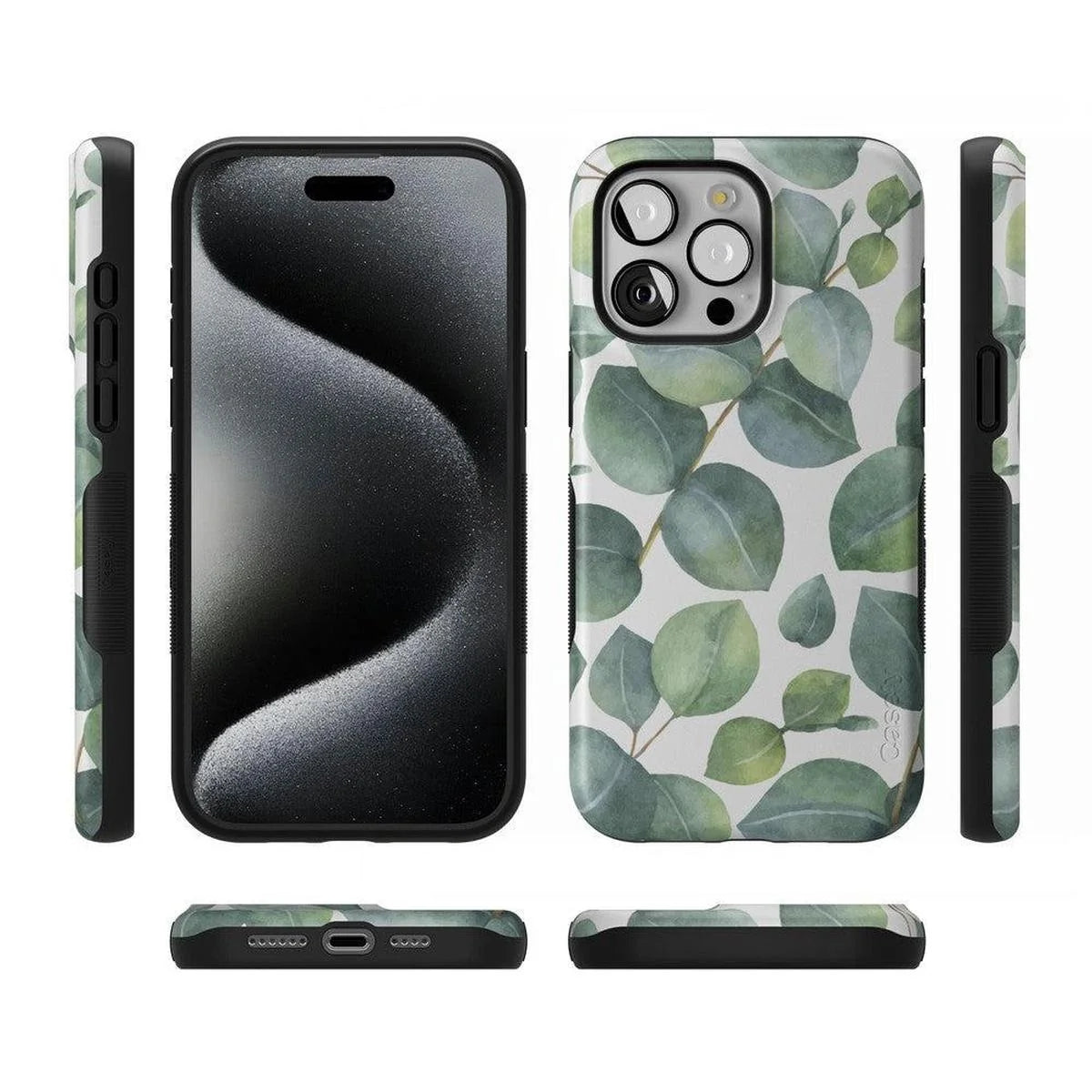 Leaf Me Alone | Green Floral Print Case