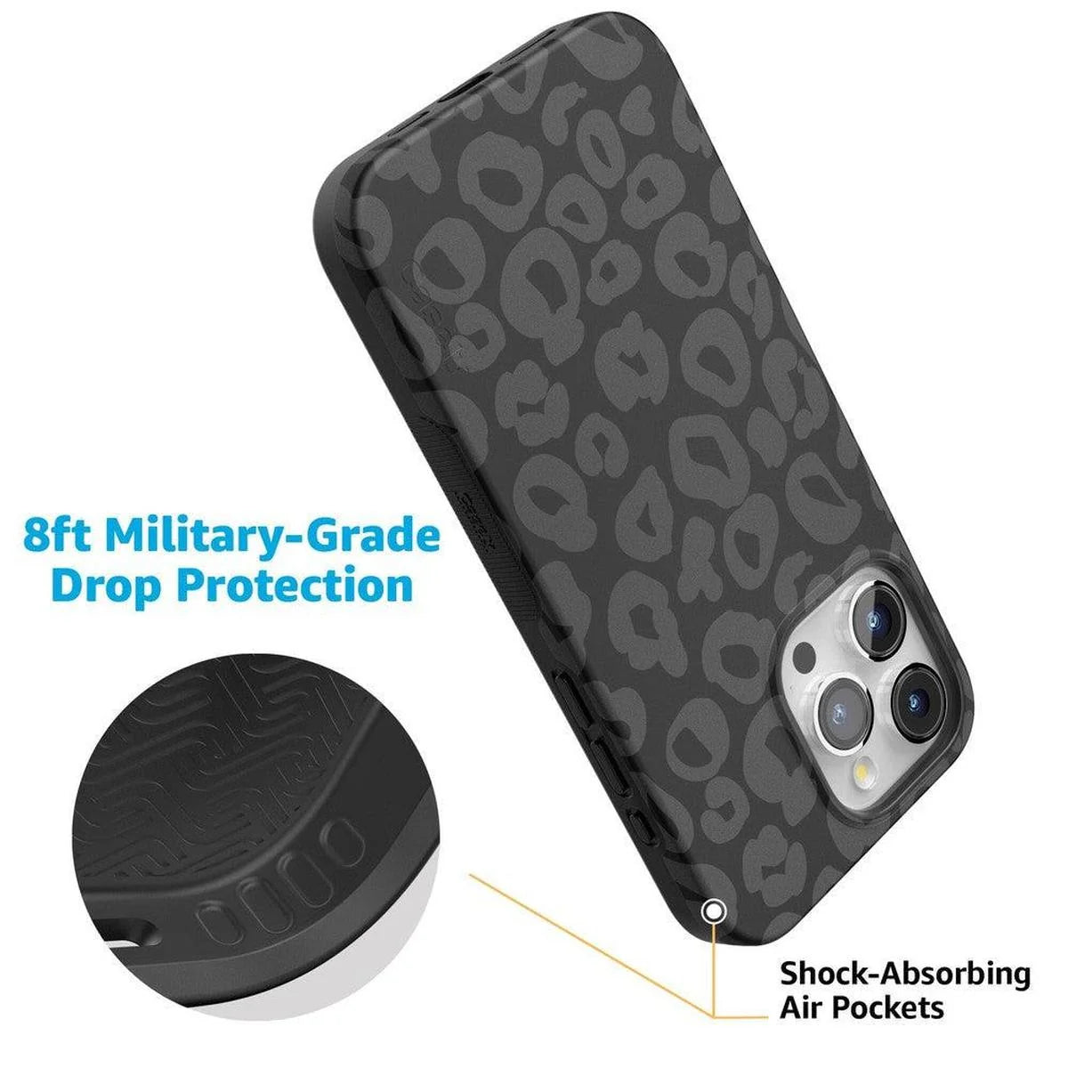 Into the Wild | Black Leopard Case