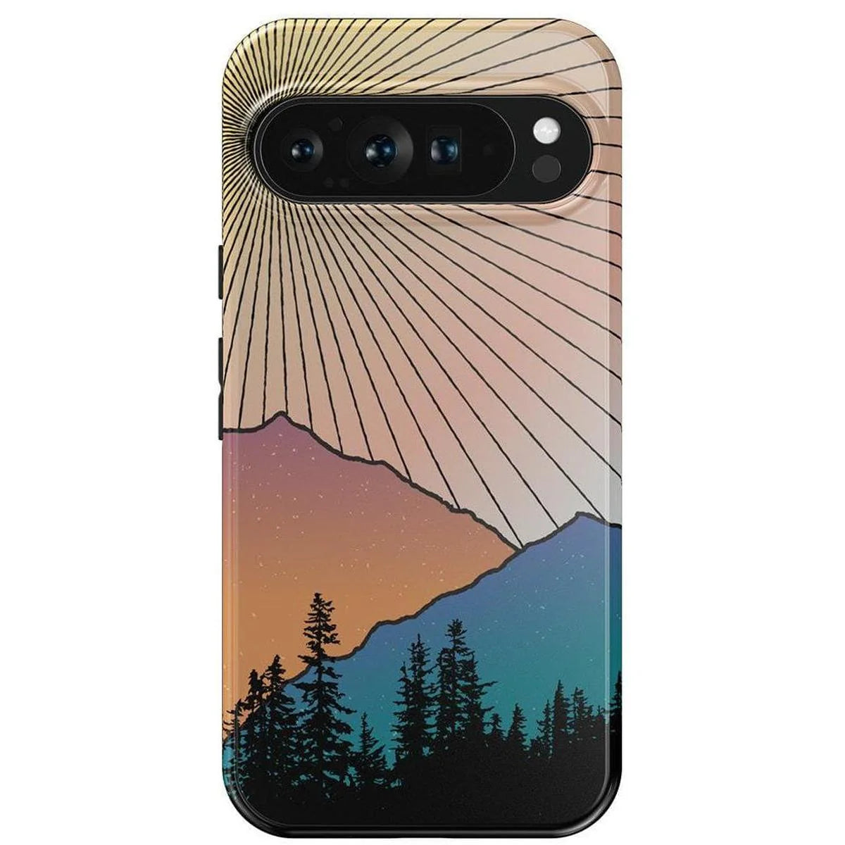 Golden Hour | Mountain Sunset Google Pixel Case