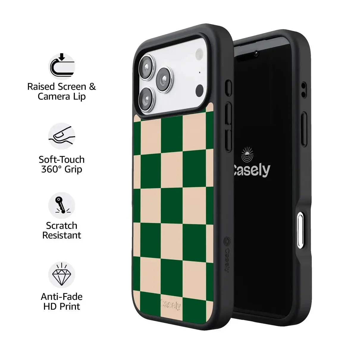 Fit Check | Green Checkerboard Case