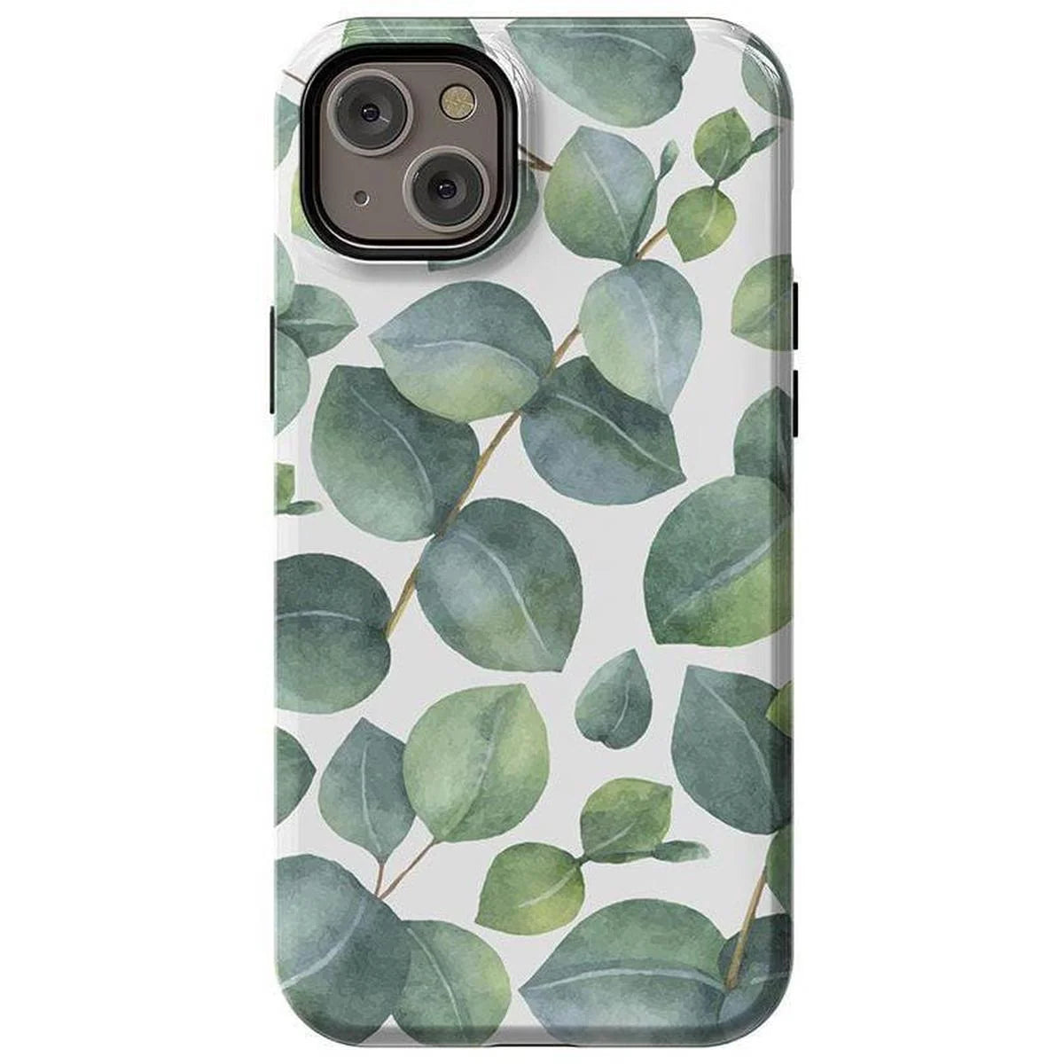 Leaf Me Alone | Green Floral Print Case