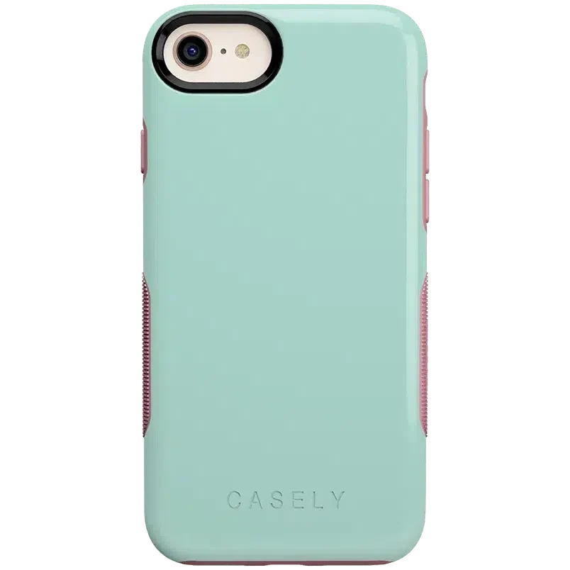 Mint Green on Pink | Ultra-Protective Bold Case
