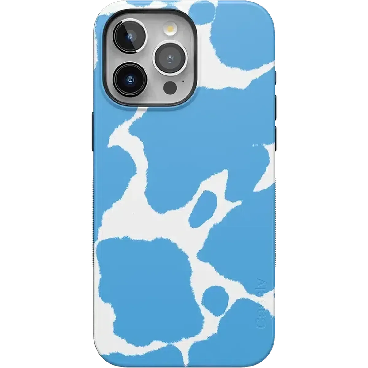 Current MOOd | Light Blue Cow Print Case