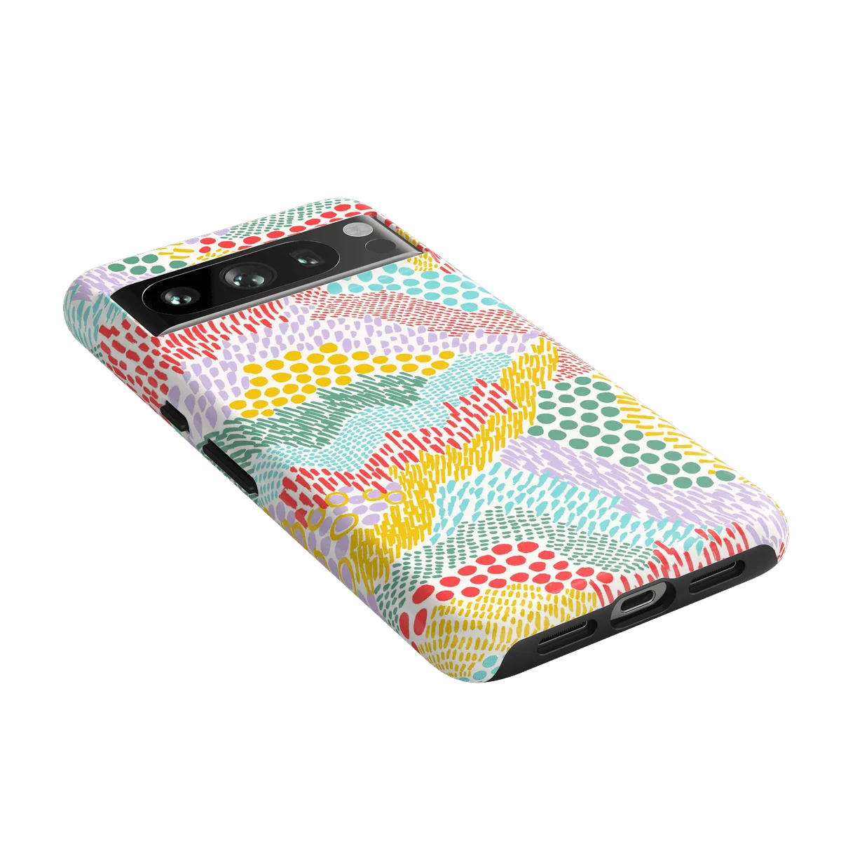 Color Me Happy | Pattern Colorblock Case