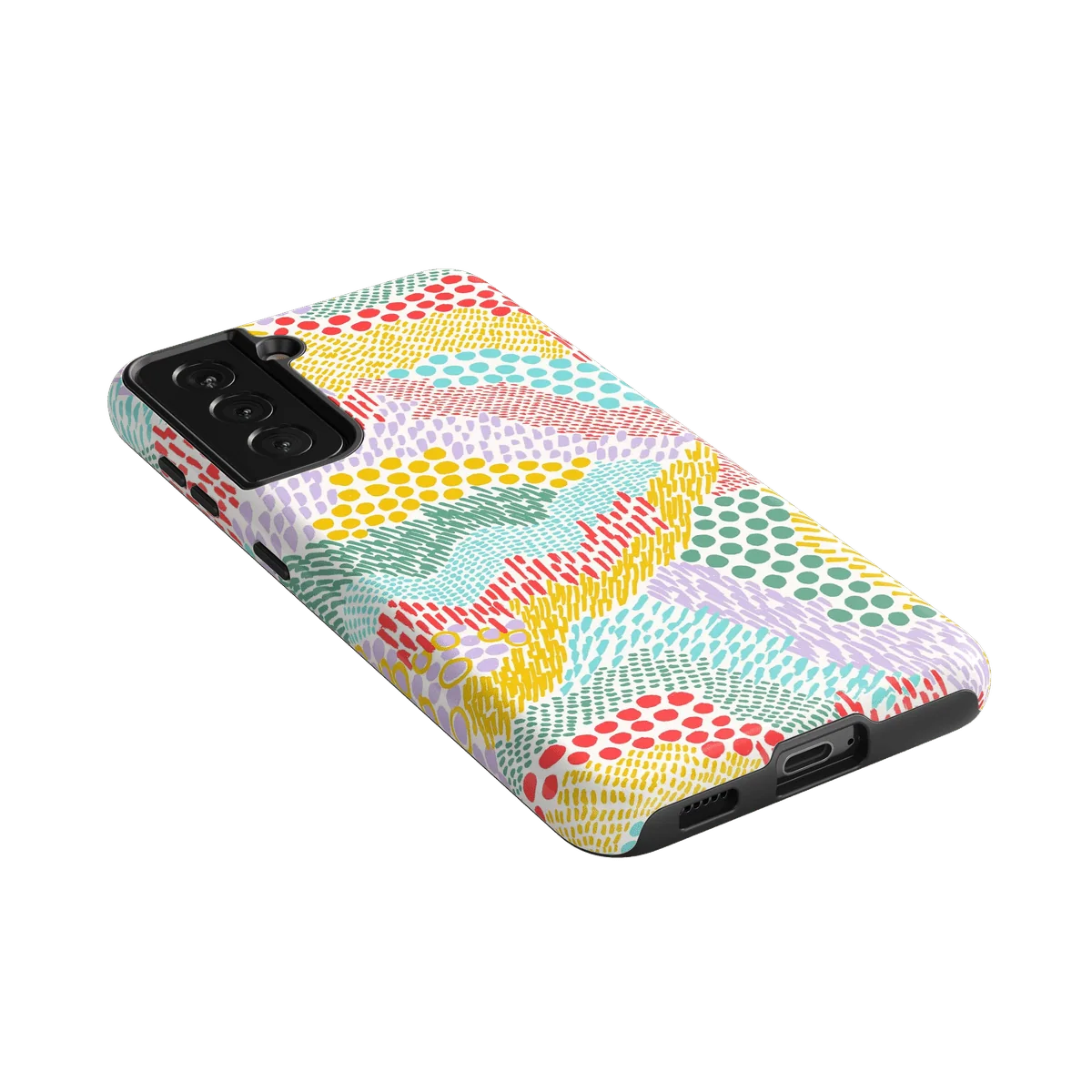 Color Me Happy | Pattern Colorblock Case