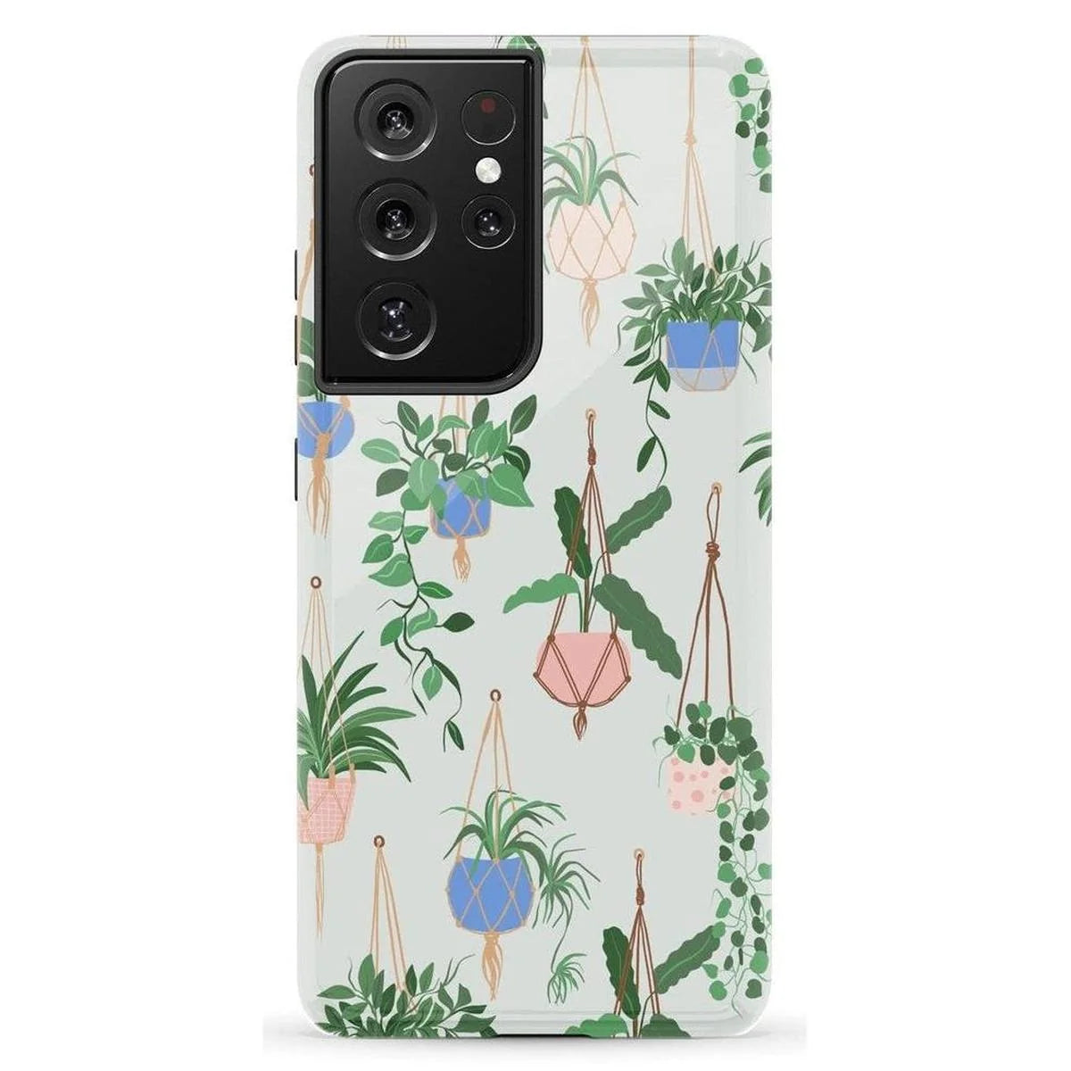 Hanging Around | Potted Plants Floral Samsung Case