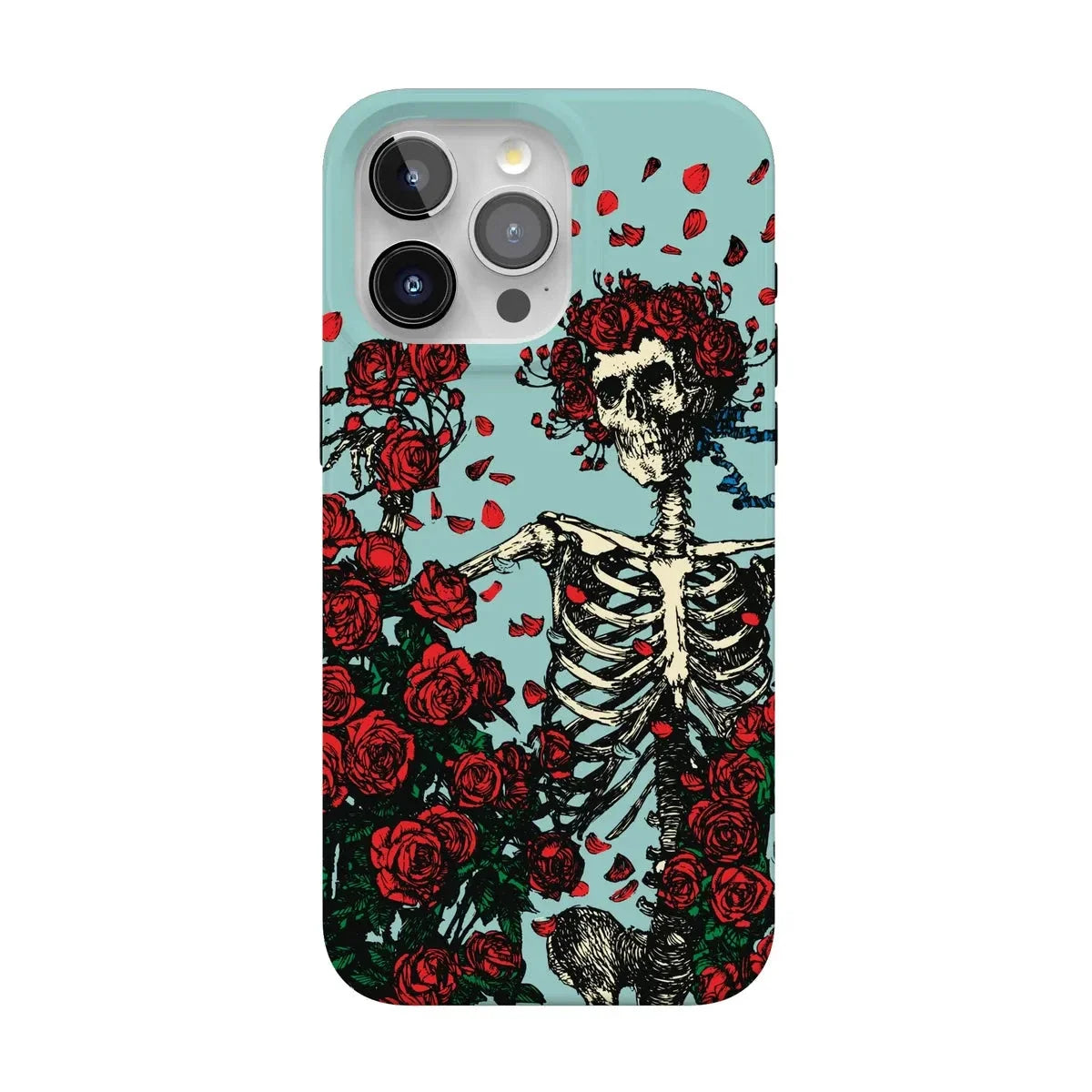 Forever Grateful | Grateful Dead Skeleton Floral Case