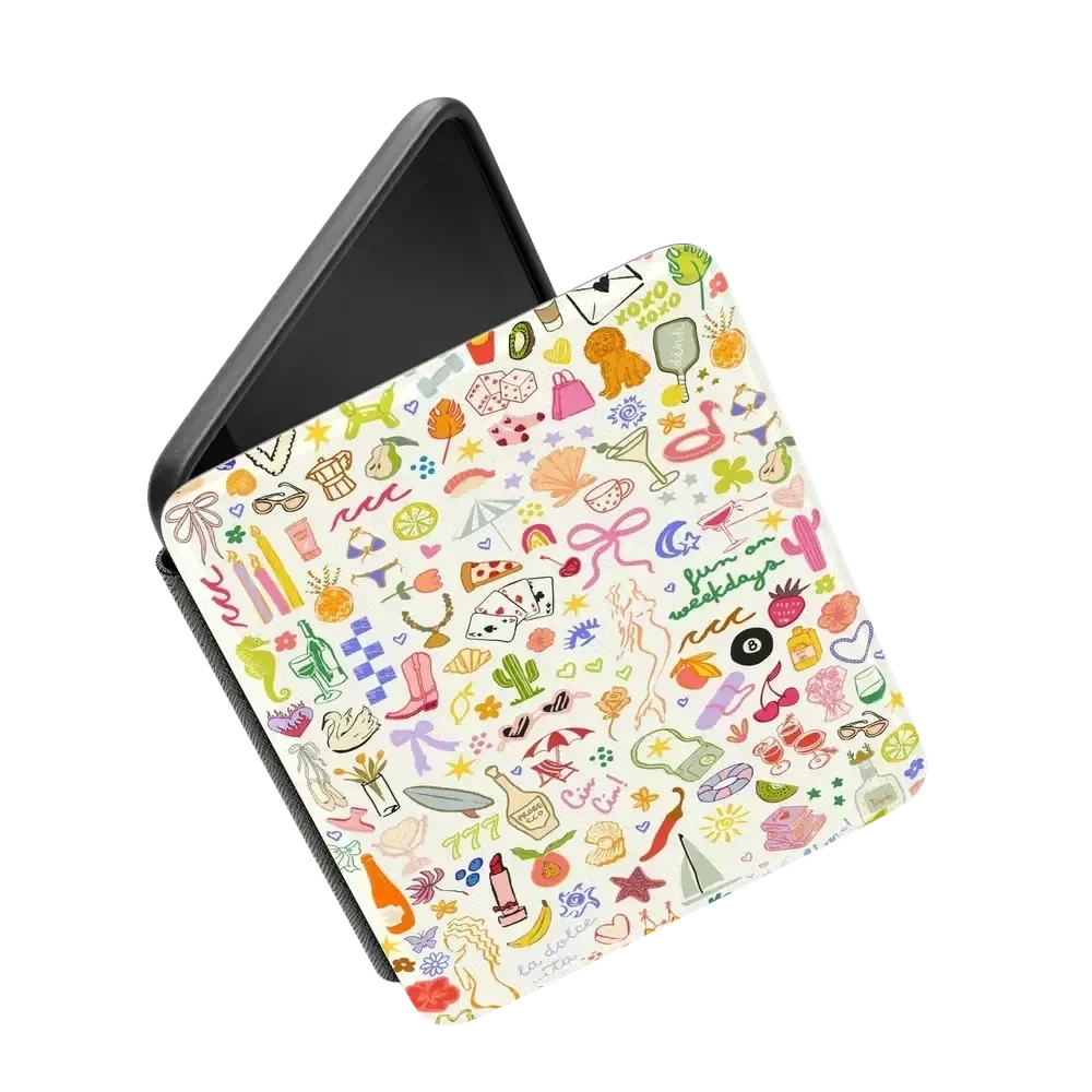 All the Fun Things | Fun on Weekdays Kindle Case