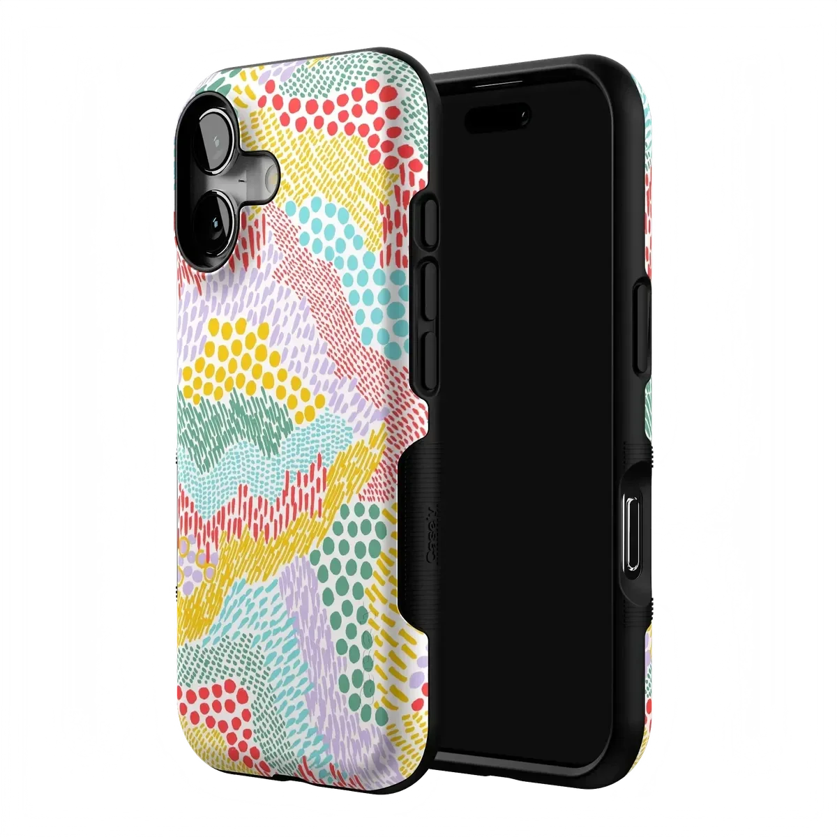 Color Me Happy | Pattern Colorblock Case