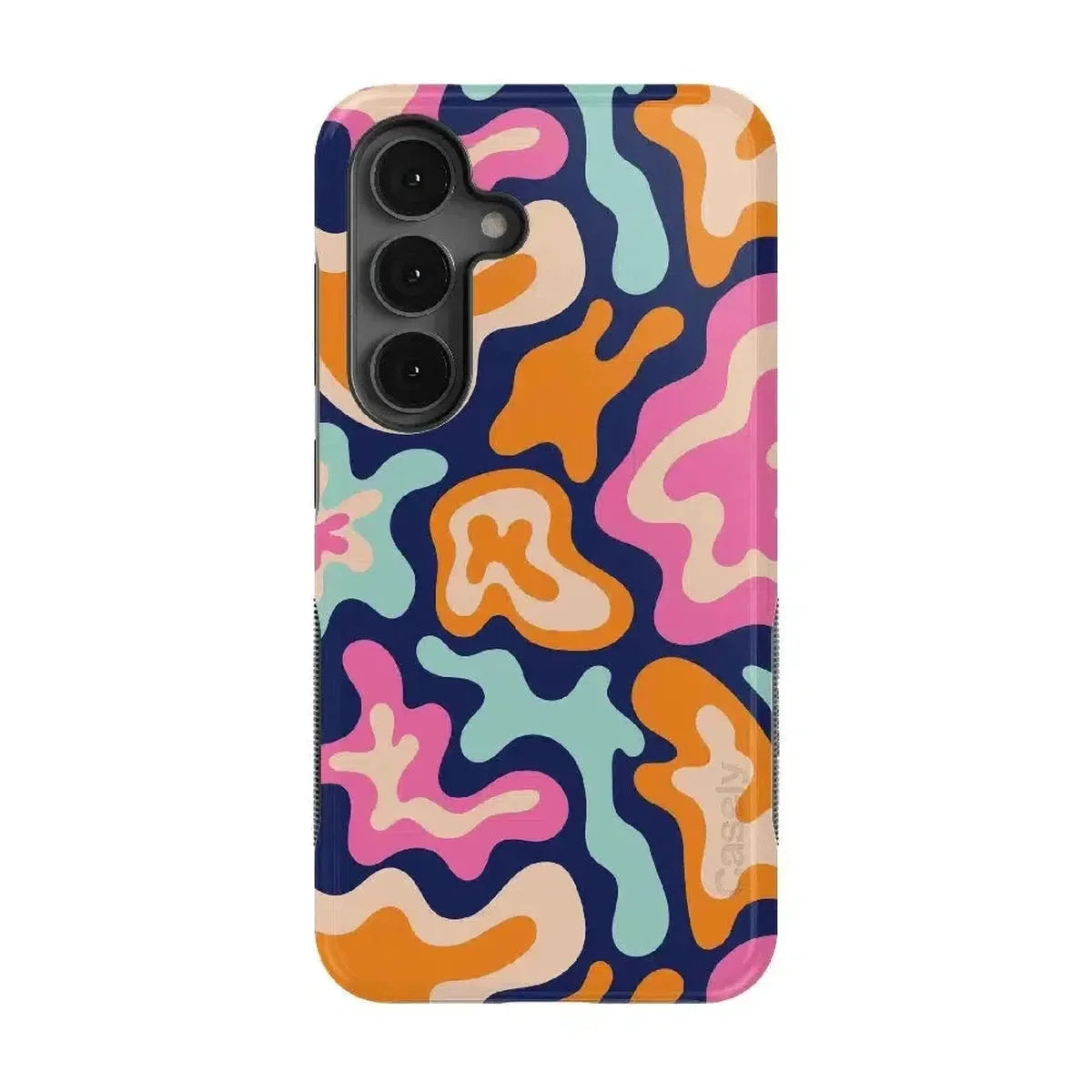 Midnight Color Splash | Abstract Retro Samsung Case
