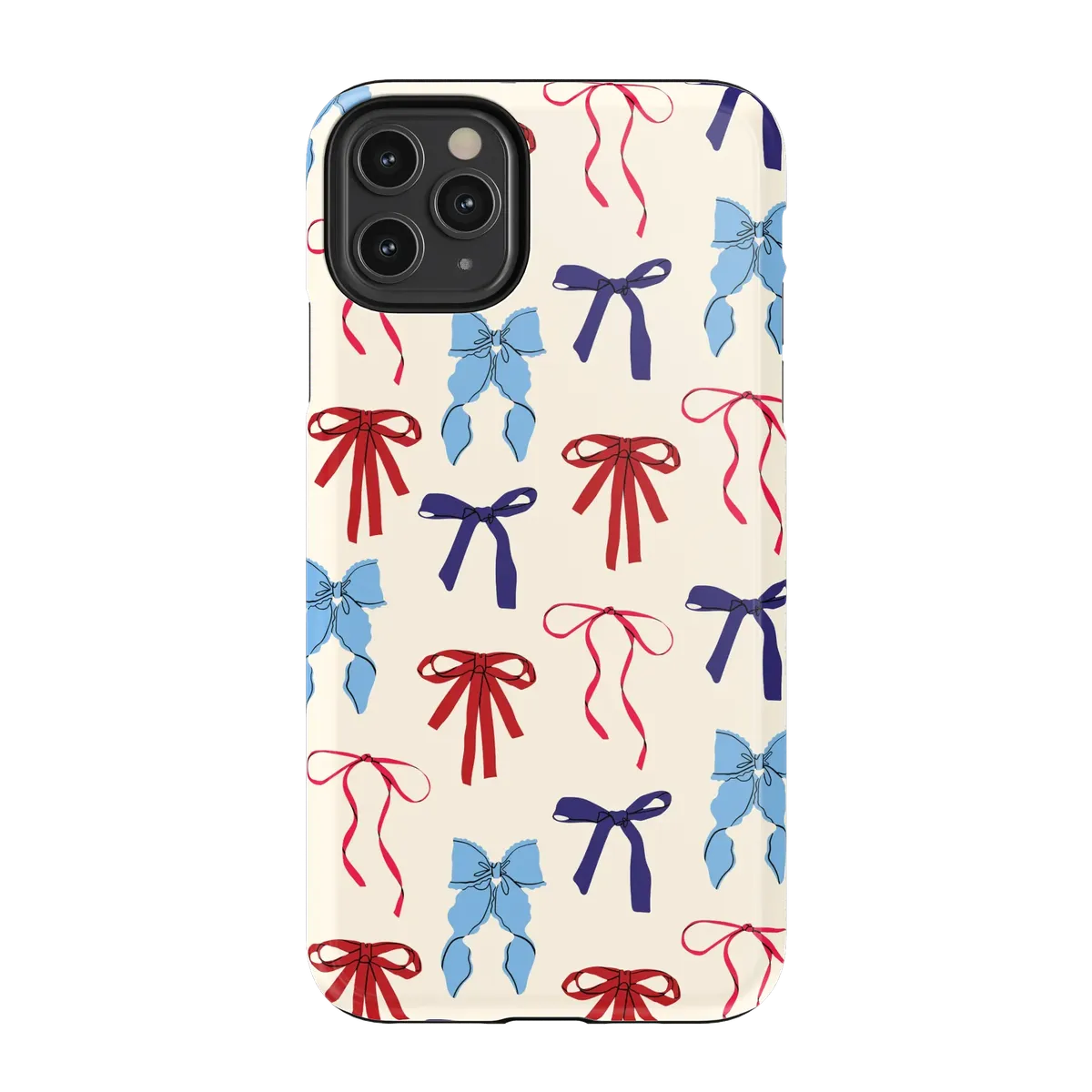 American Girlie | Red White & Blue Bows Case