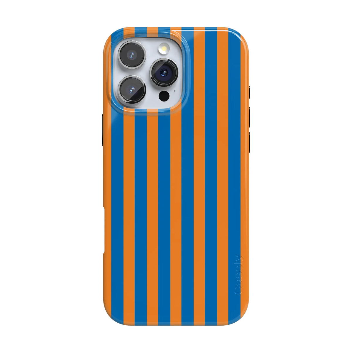 Go New York | Blue & Orange Stripes Case