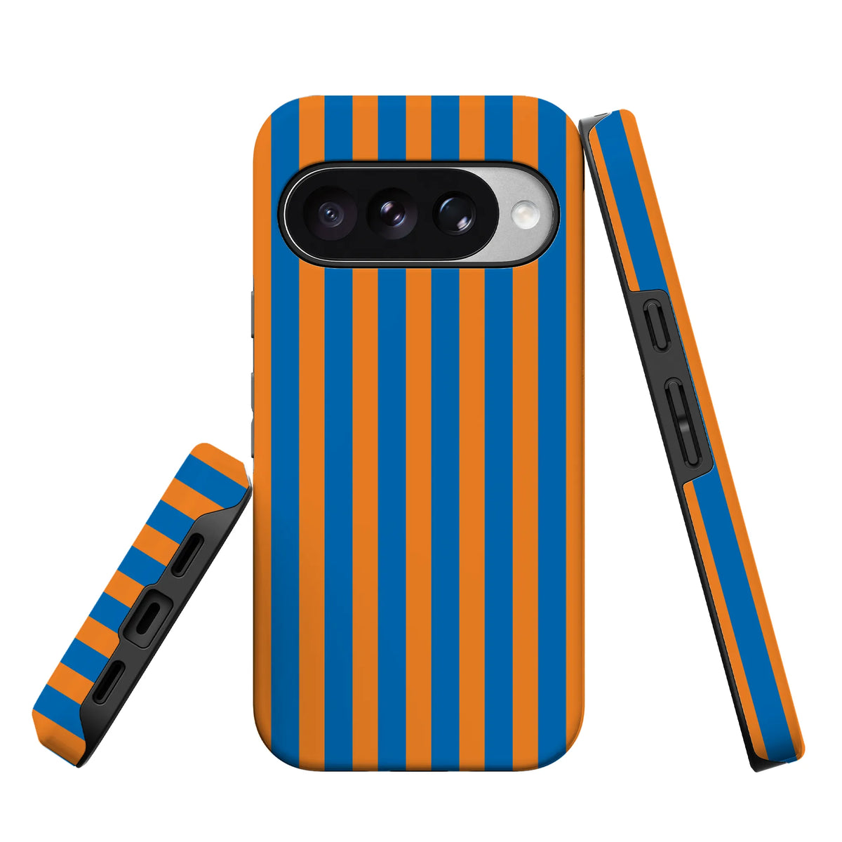 Go New York | Blue & Orange Stripes Case