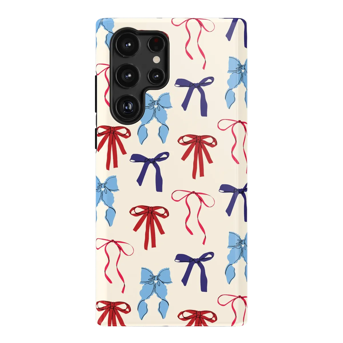 American Girlie | Red White & Blue Bows Case