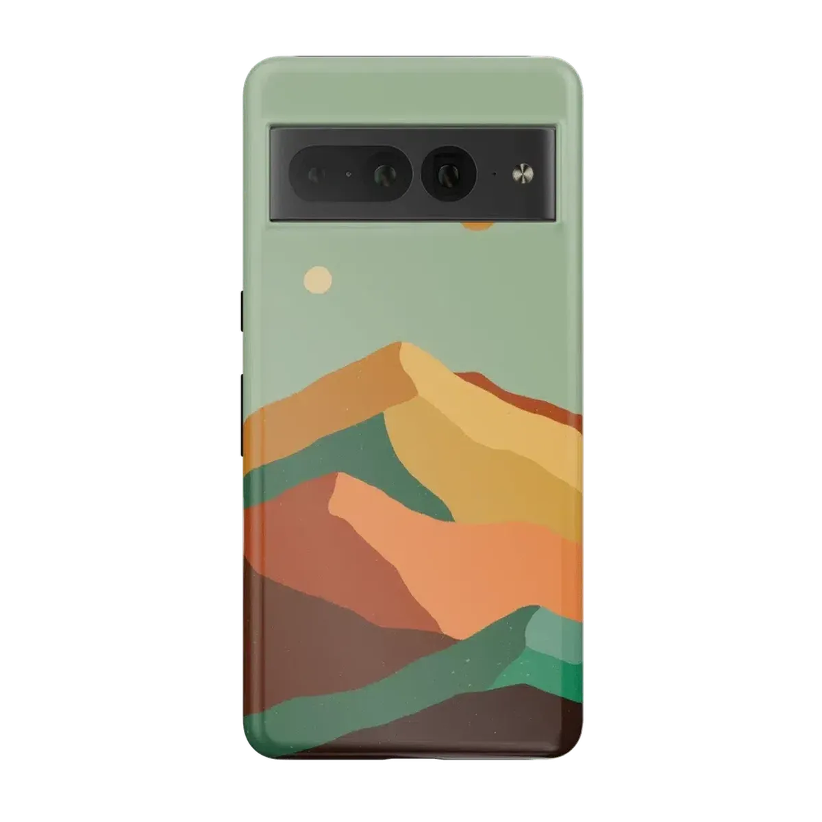Endless Peaks | Colorblock Mountain Google Pixel Case