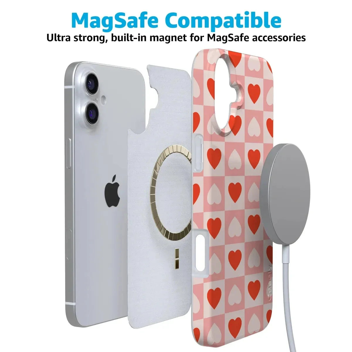 King of My Heart | Checkered Hearts Case