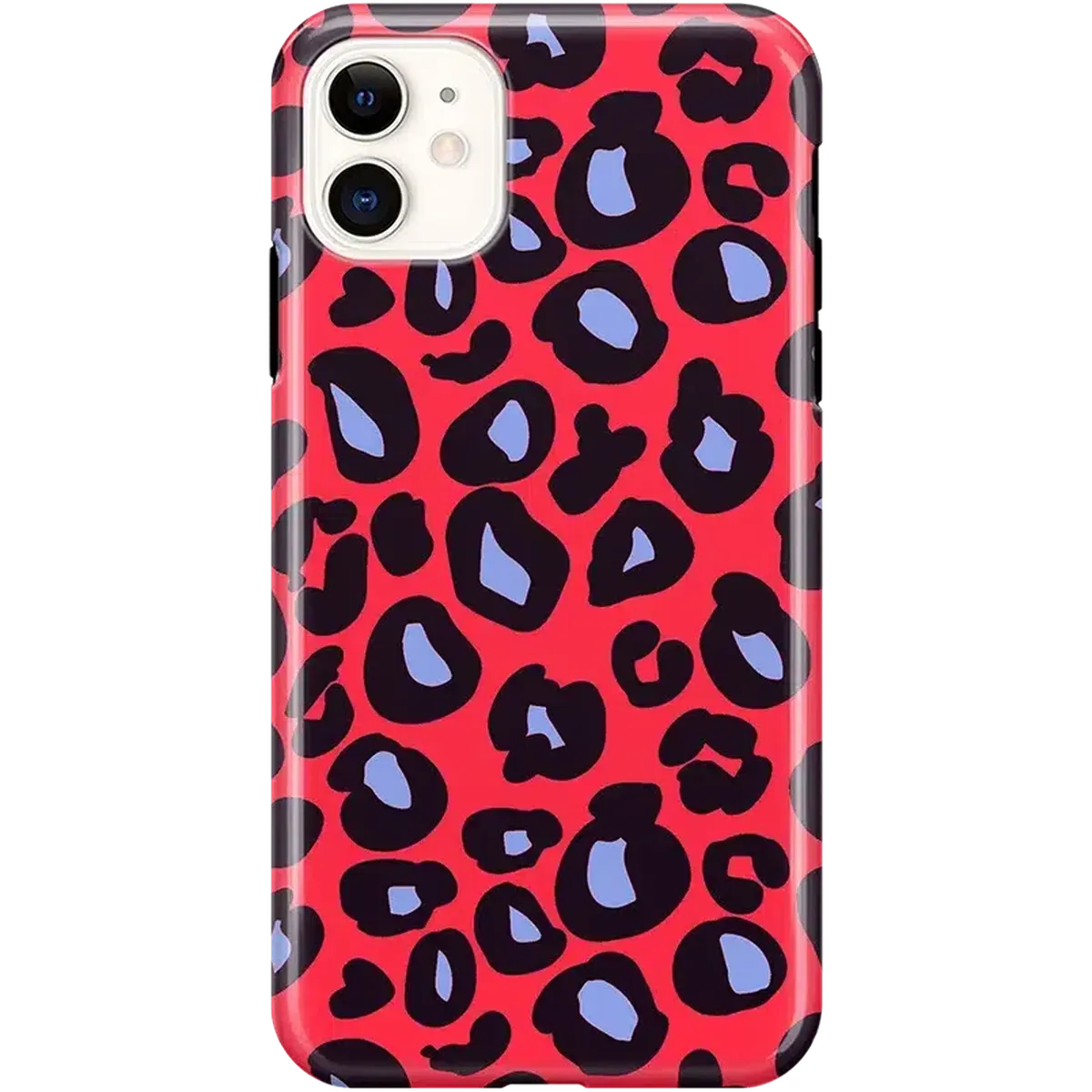 Into the Wild | Red & Blue Leopard Print Case
