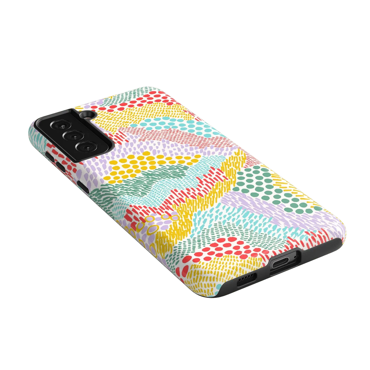 Color Me Happy | Pattern Colorblock Case