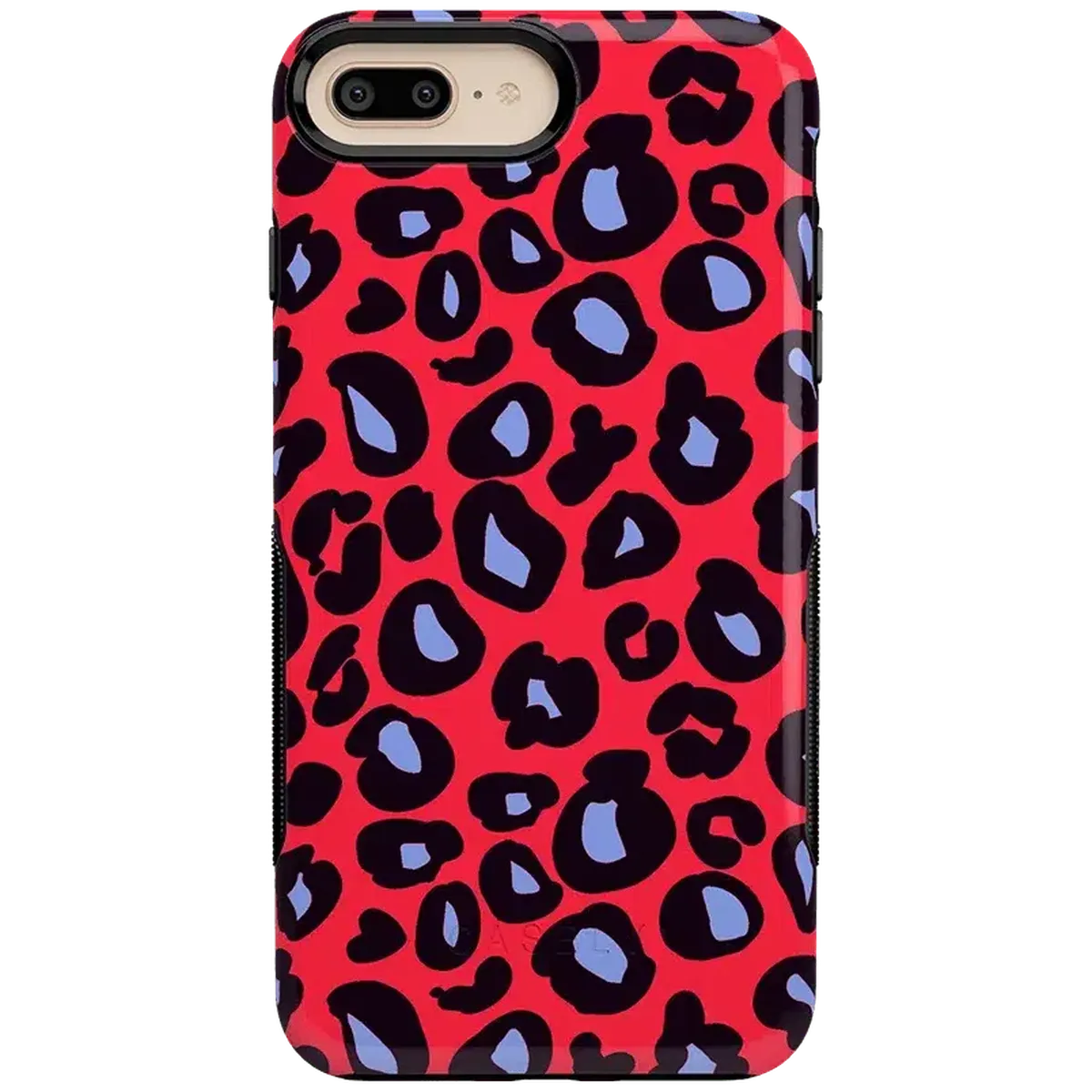 Into the Wild | Red & Blue Leopard Print Case