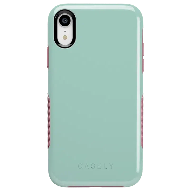 Mint Green on Pink | Ultra-Protective Bold Case