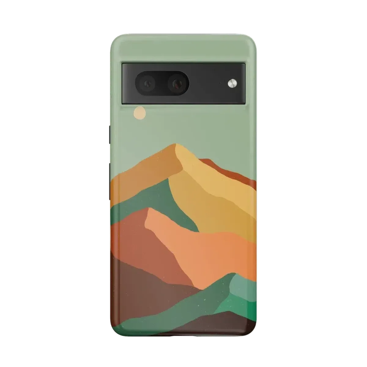Endless Peaks | Colorblock Mountain Google Pixel Case