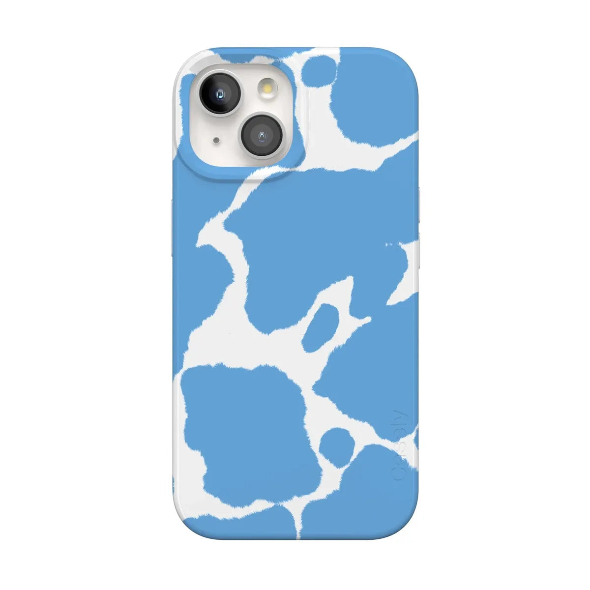 Current MOOd | Light Blue Cow Print Case