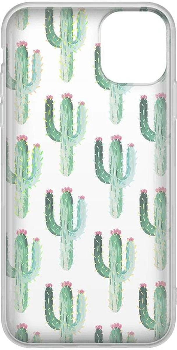 Lookin' Sharp | Cactus Patterned Clear Floral Case