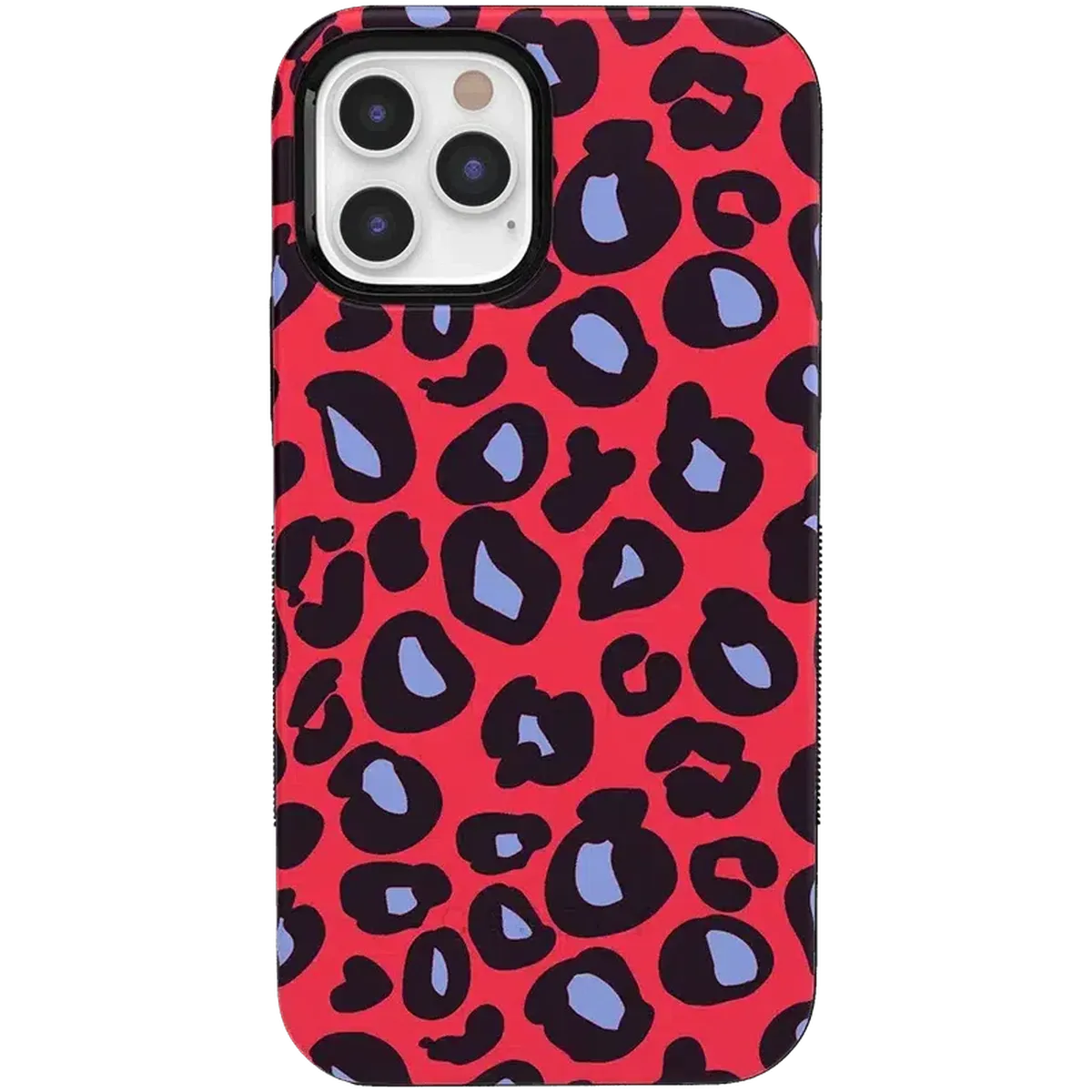 Into the Wild | Red & Blue Leopard Print Case