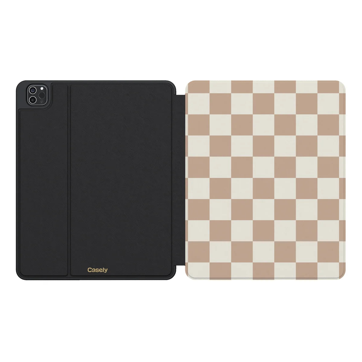 Fit Check | Neutral Checkerboard iPad Case