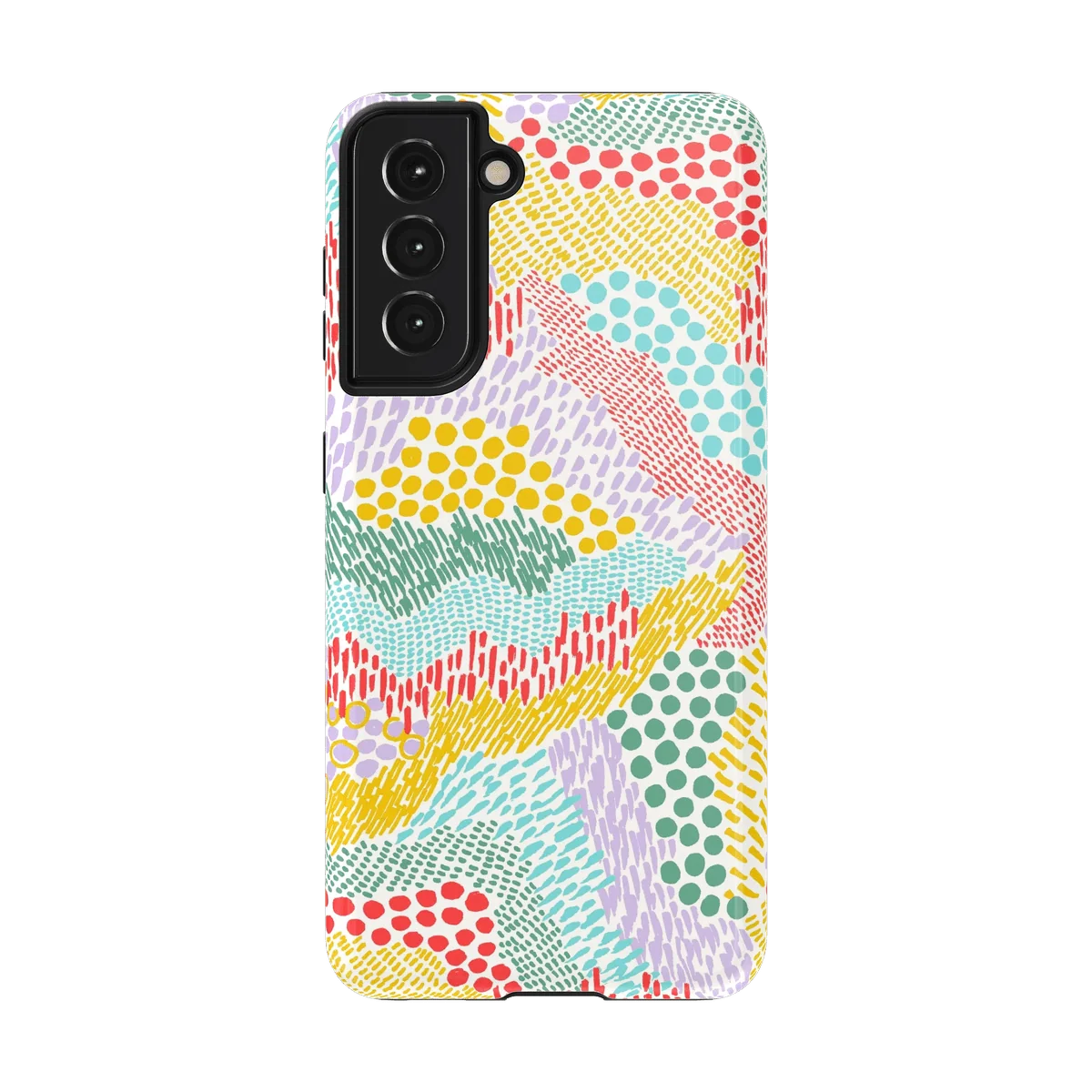 Color Me Happy | Pattern Colorblock Case