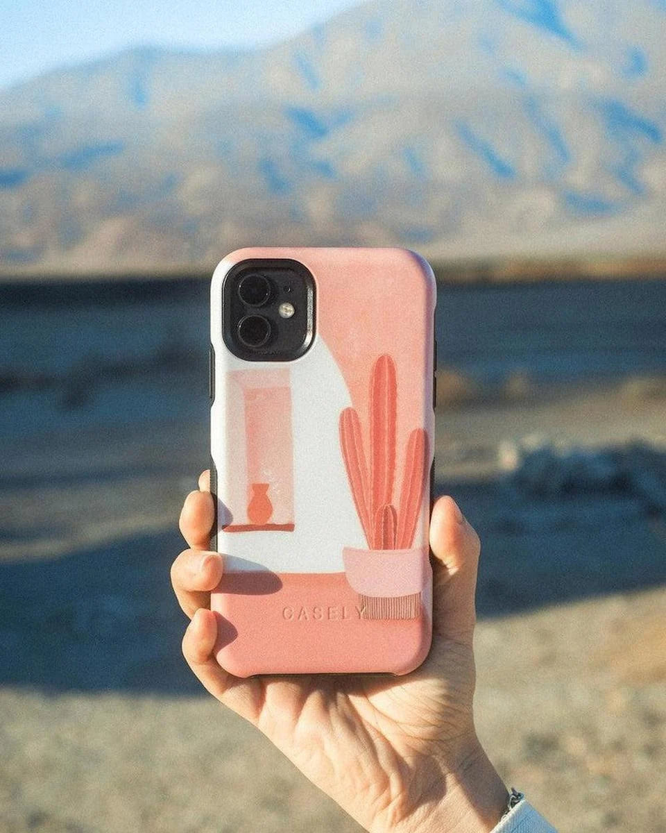 Desert Daze | Peachy Cactus Case