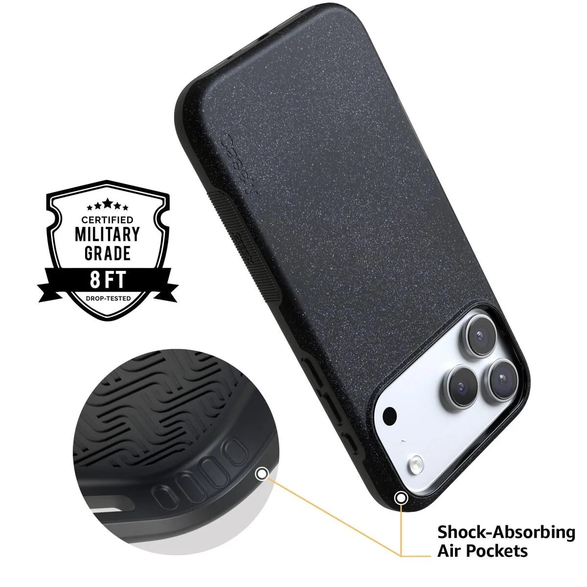 Midnight Onyx | Black Shimmer Case