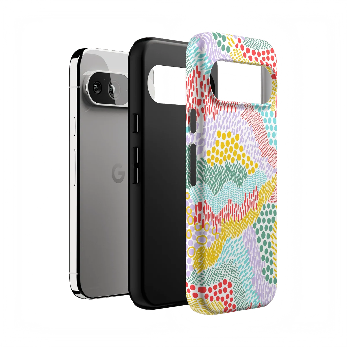Color Me Happy | Pattern Colorblock Case