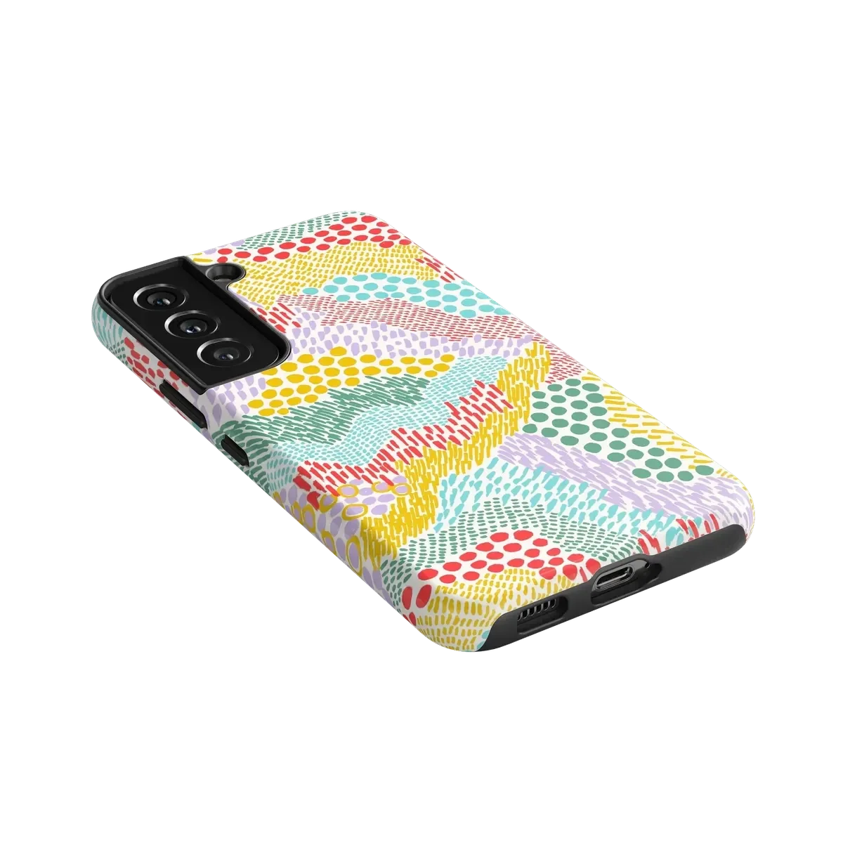 Color Me Happy | Pattern Colorblock Case