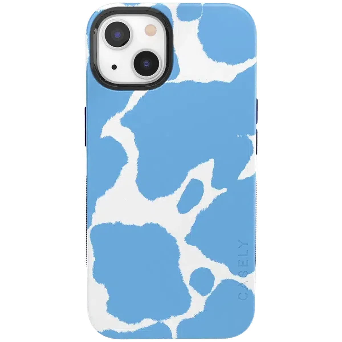 Current MOOd | Light Blue Cow Print Case