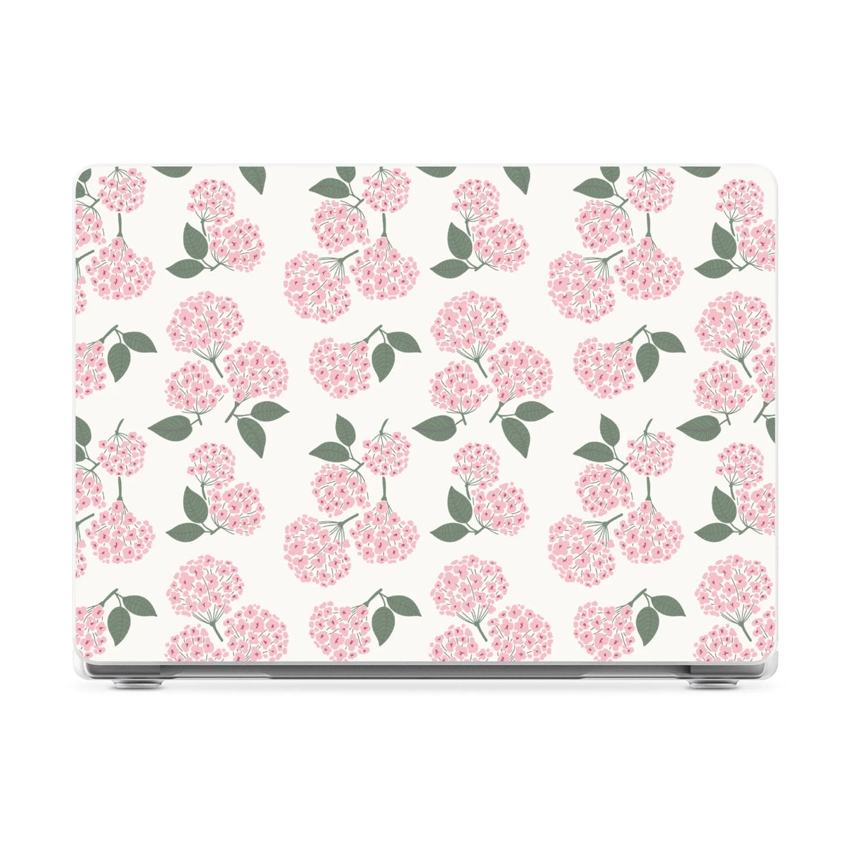 Nantucket Cottage | Pink Hydrangea Laptop Shell