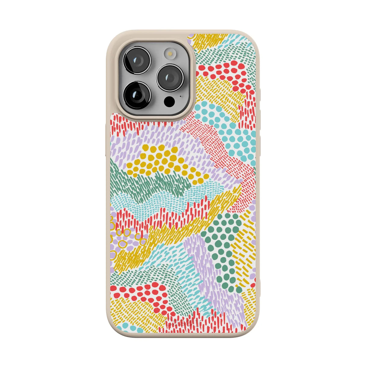 Color Me Happy | Pattern Colorblock Case